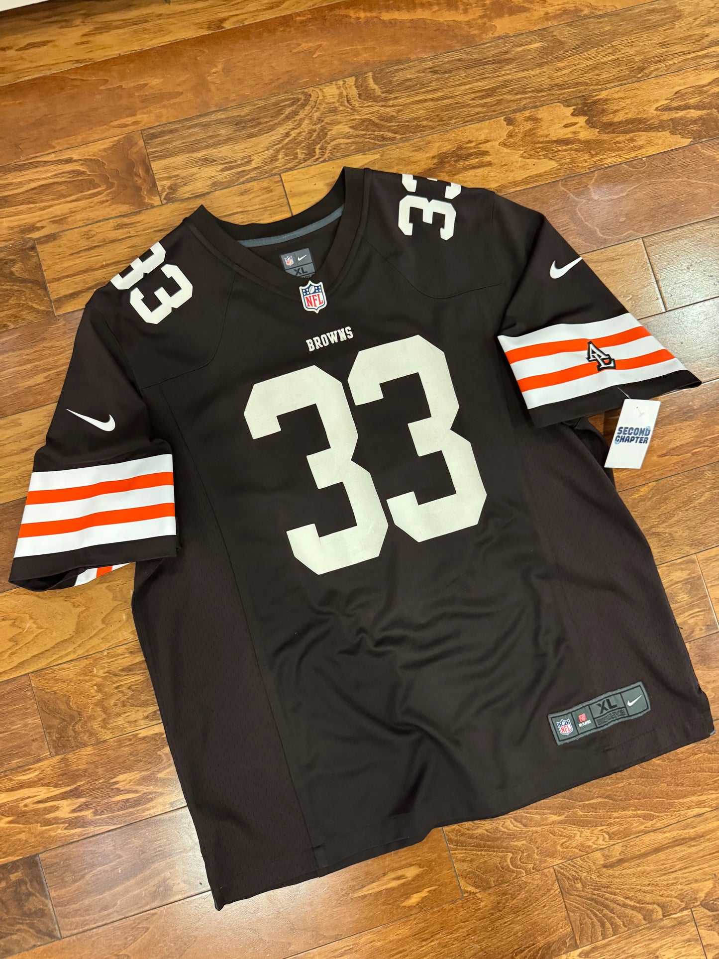 Cleveland Browns Trent Richardson #33 Nike Jersey (XL)