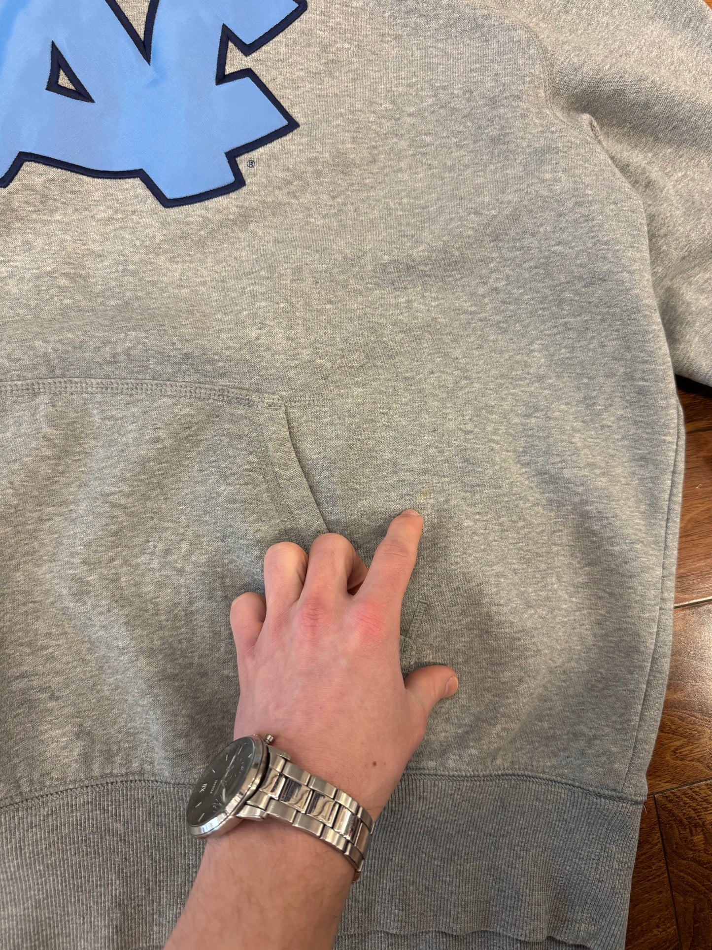00s University of North Carolina (UNC) Vintage Nike Center Swoosh Hoodie (XXL)