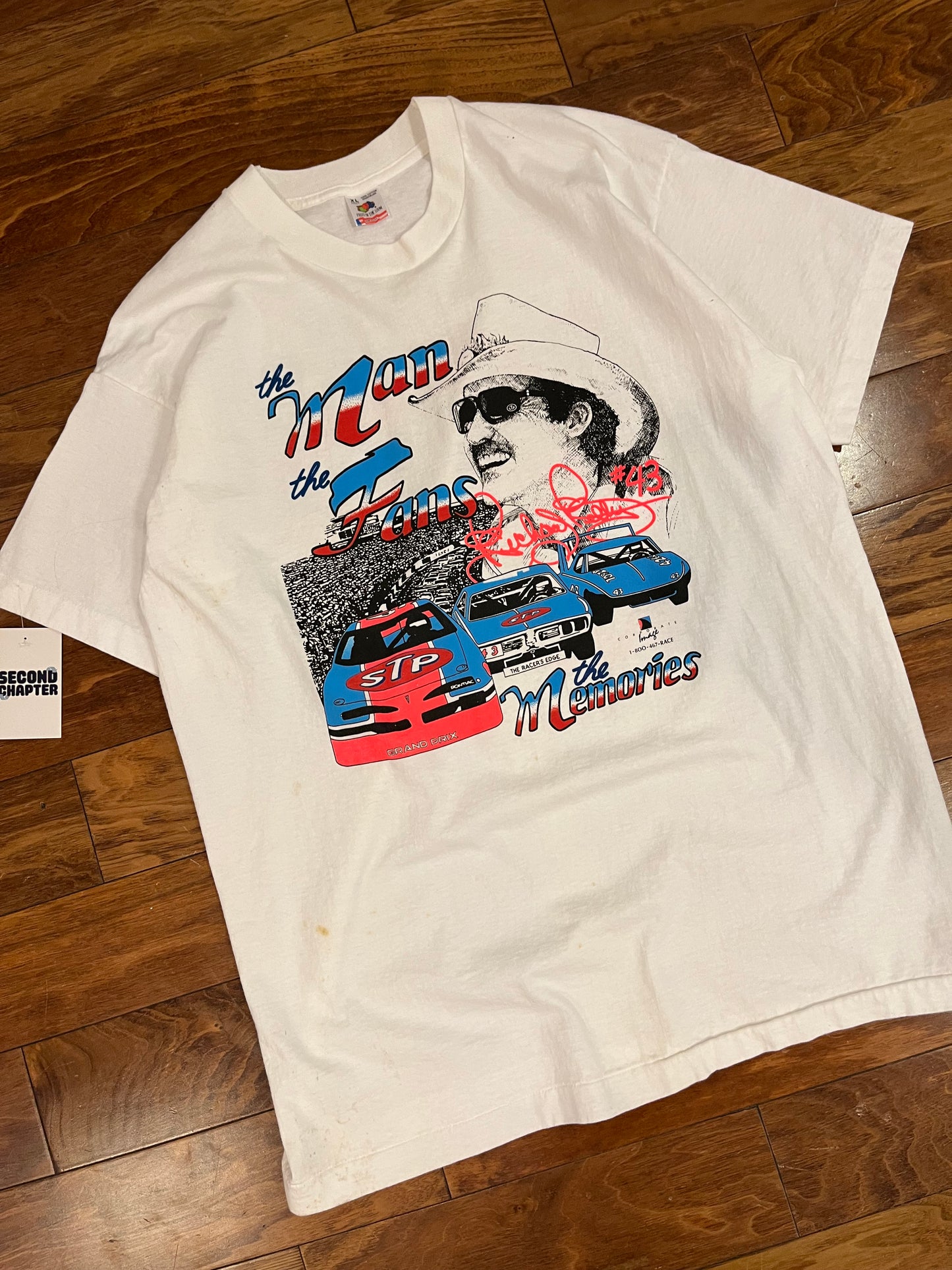 90s Richard Petty "The Man The Fans" Nascar Tee (XL)