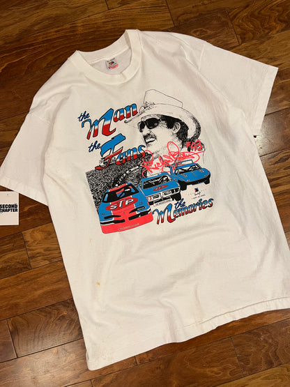 90s Richard Petty "The Man The Fans" Nascar Tee (XL)