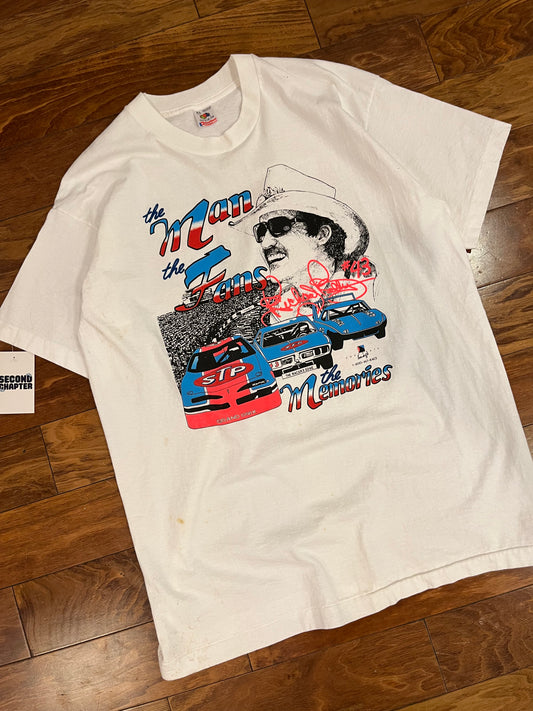 90s Richard Petty "The Man The Fans" Nascar Tee (XL)