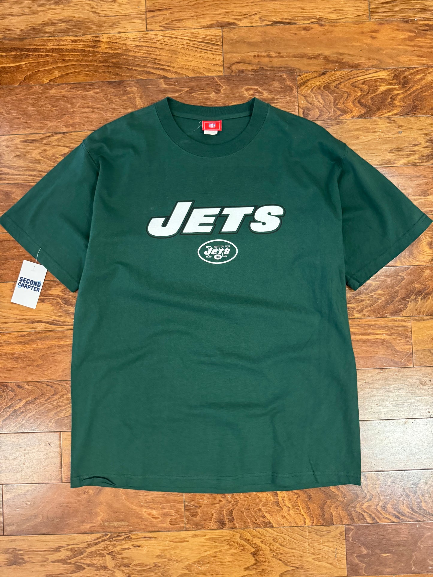 2005 New York Jets Spell Out Green Tee (L)