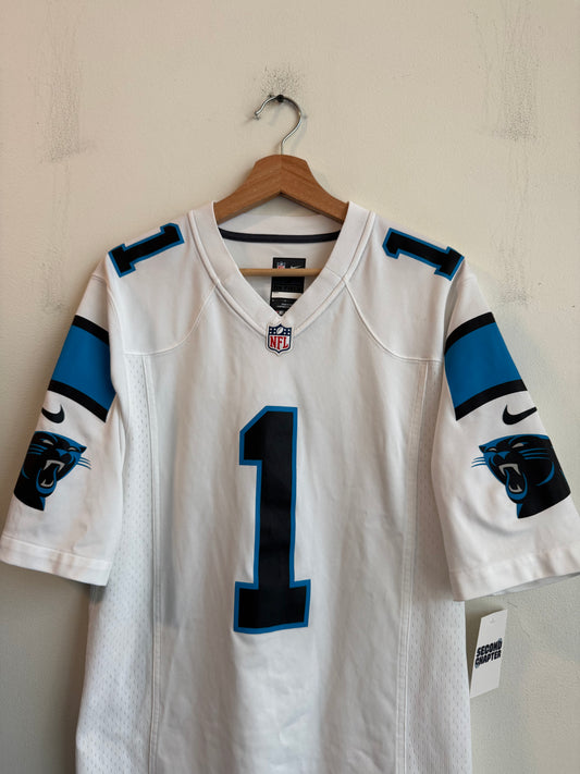 2010s Carolina Panthers Cam Newton Nike Away Jersey (S)