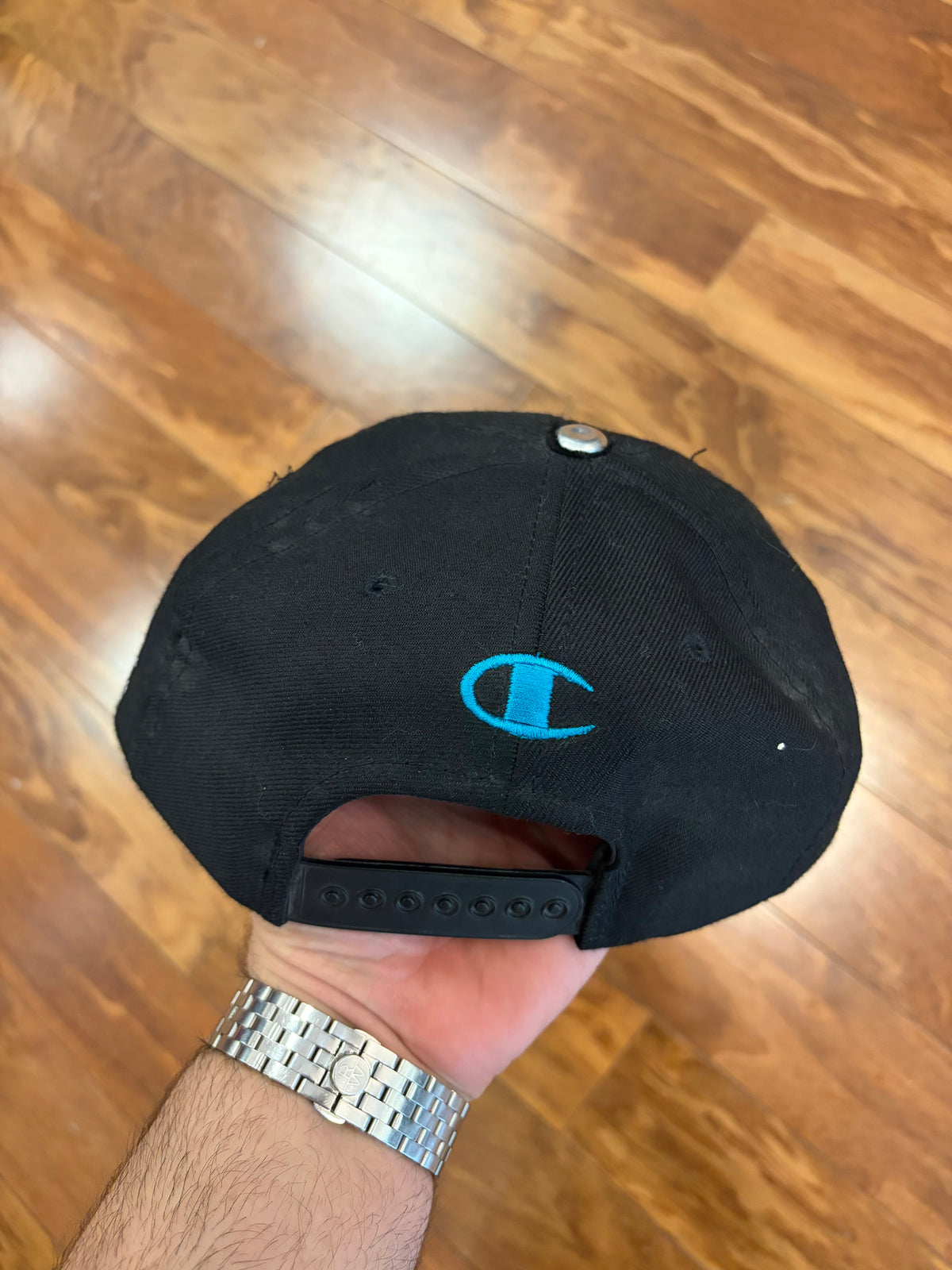 90s Charlotte Hornets Champion Spell Out Hat (OS)