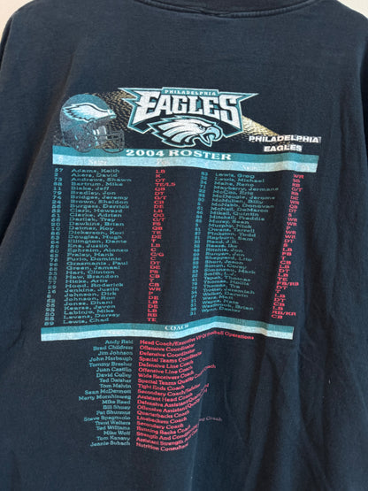 2004 Philadelphia Eagles Helmet Roster Tee (XXL)