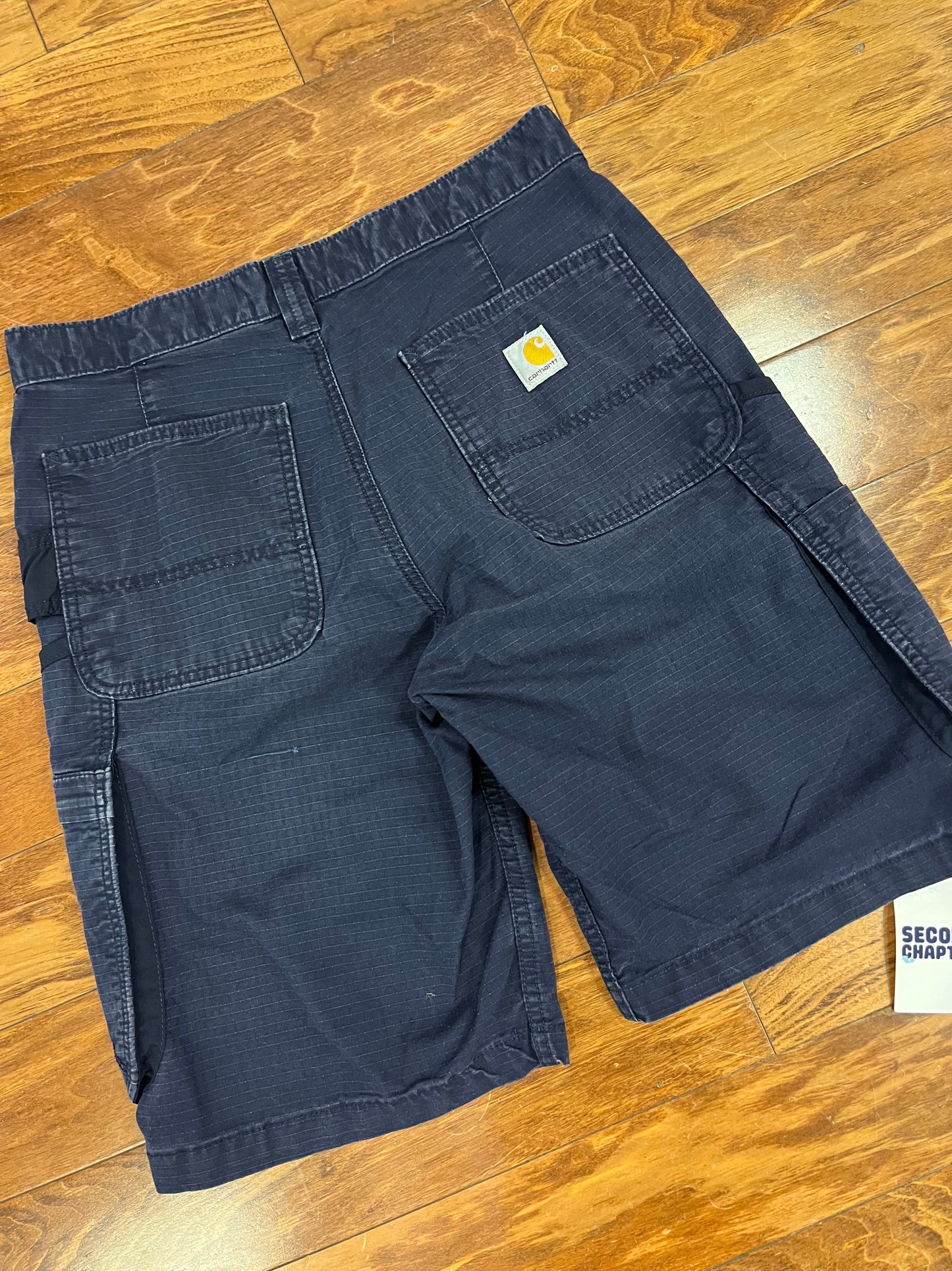 Carhartt Navy Cargo Shorts (31)