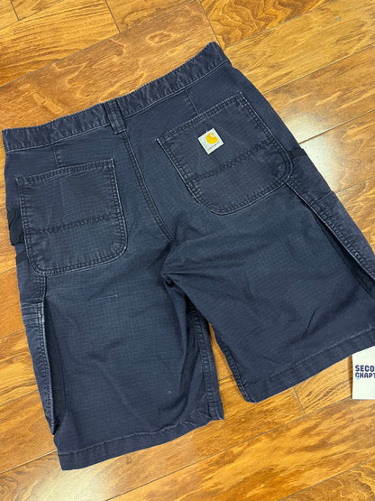 Carhartt Navy Cargo Shorts (31)