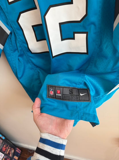 2022 Carolina Panthers Christian McCaffery Blue Jersey (S)