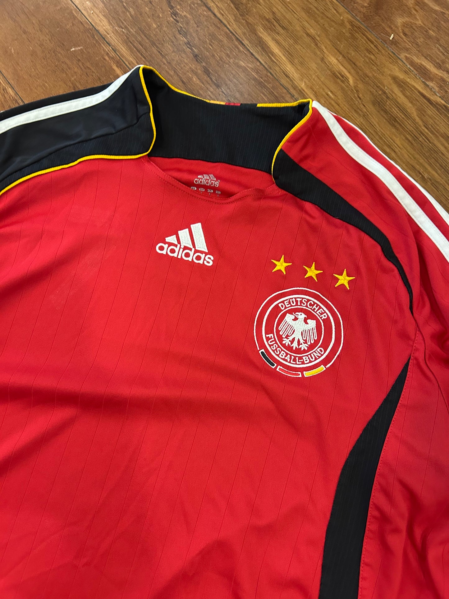 Germany Adidas Away Soccer Jersey 2006 Kit (L)