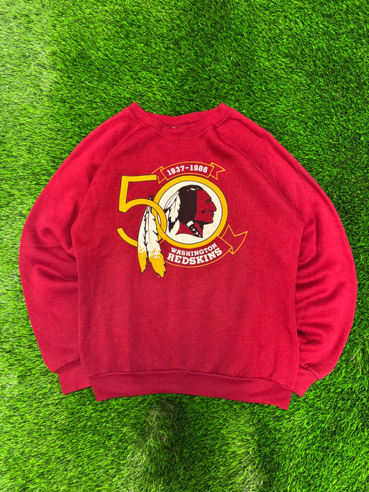 1986 Washington Redskins 50 Crewneck (M)
