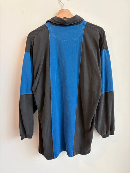 90s Carolina Panthers Rugby Polo Shirt (L)