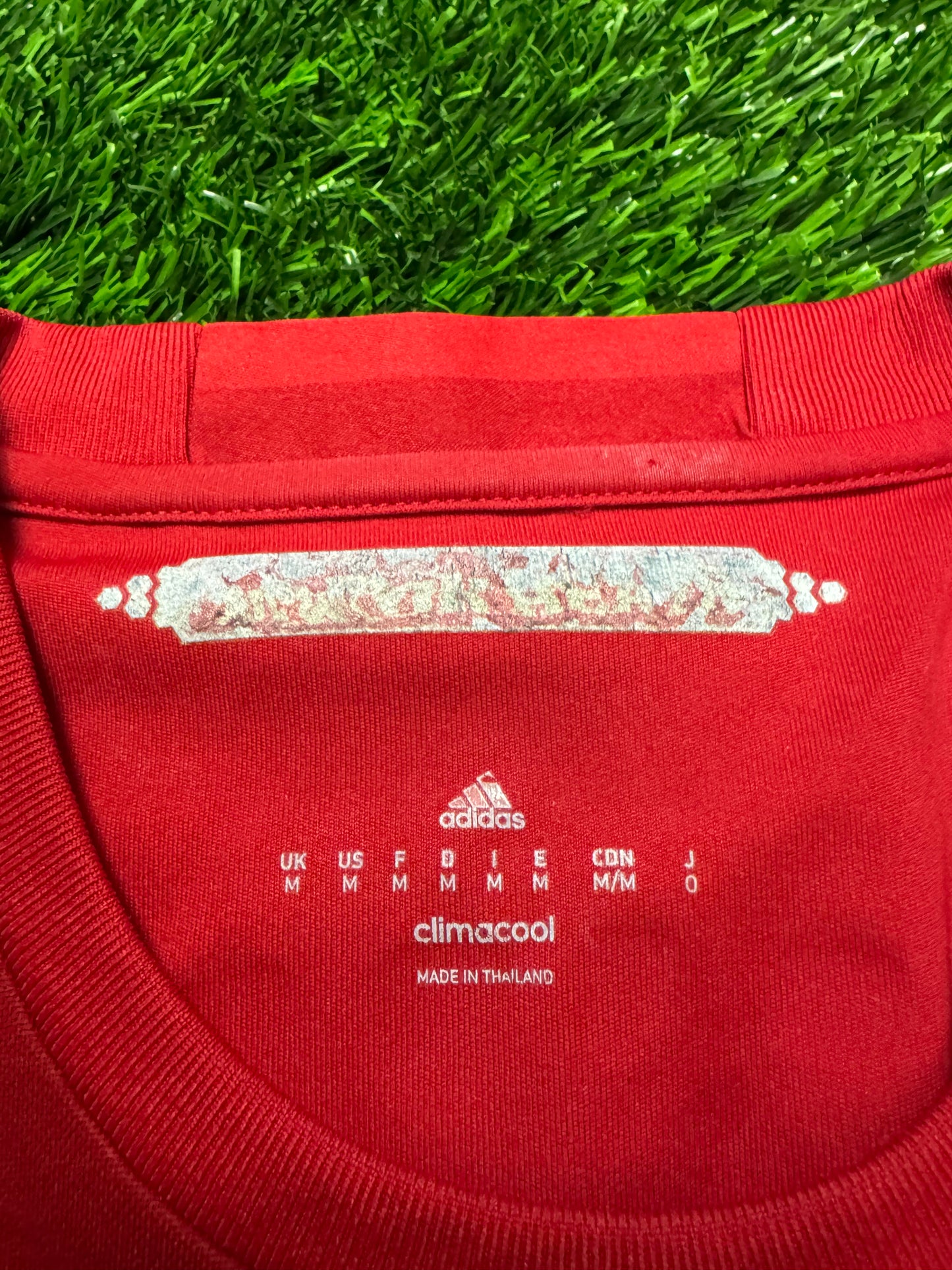 Manchester United Zlatan Ibrahimovic #9 Home Red Soccer Jersey Adidas 2016-17 Kit (M)