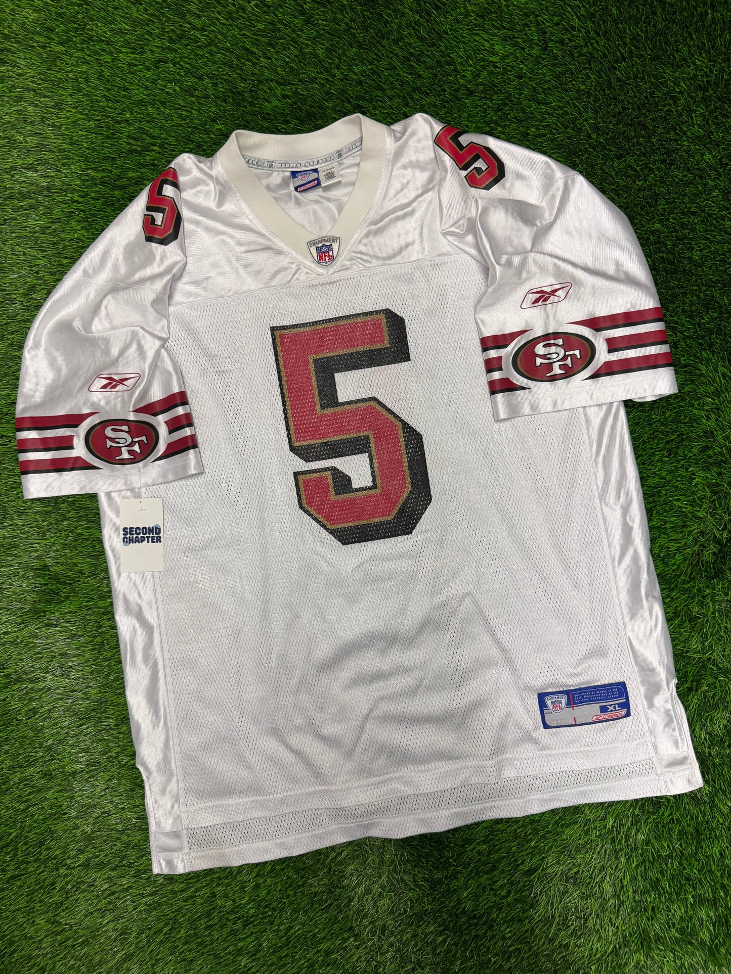 San Francisco 49ers Jeff Garcia #5 Reebok Jersey (XL)