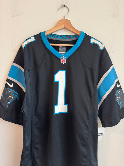 2010s Carolina Panthers Cam Newton Nike Home Jersey (XL)