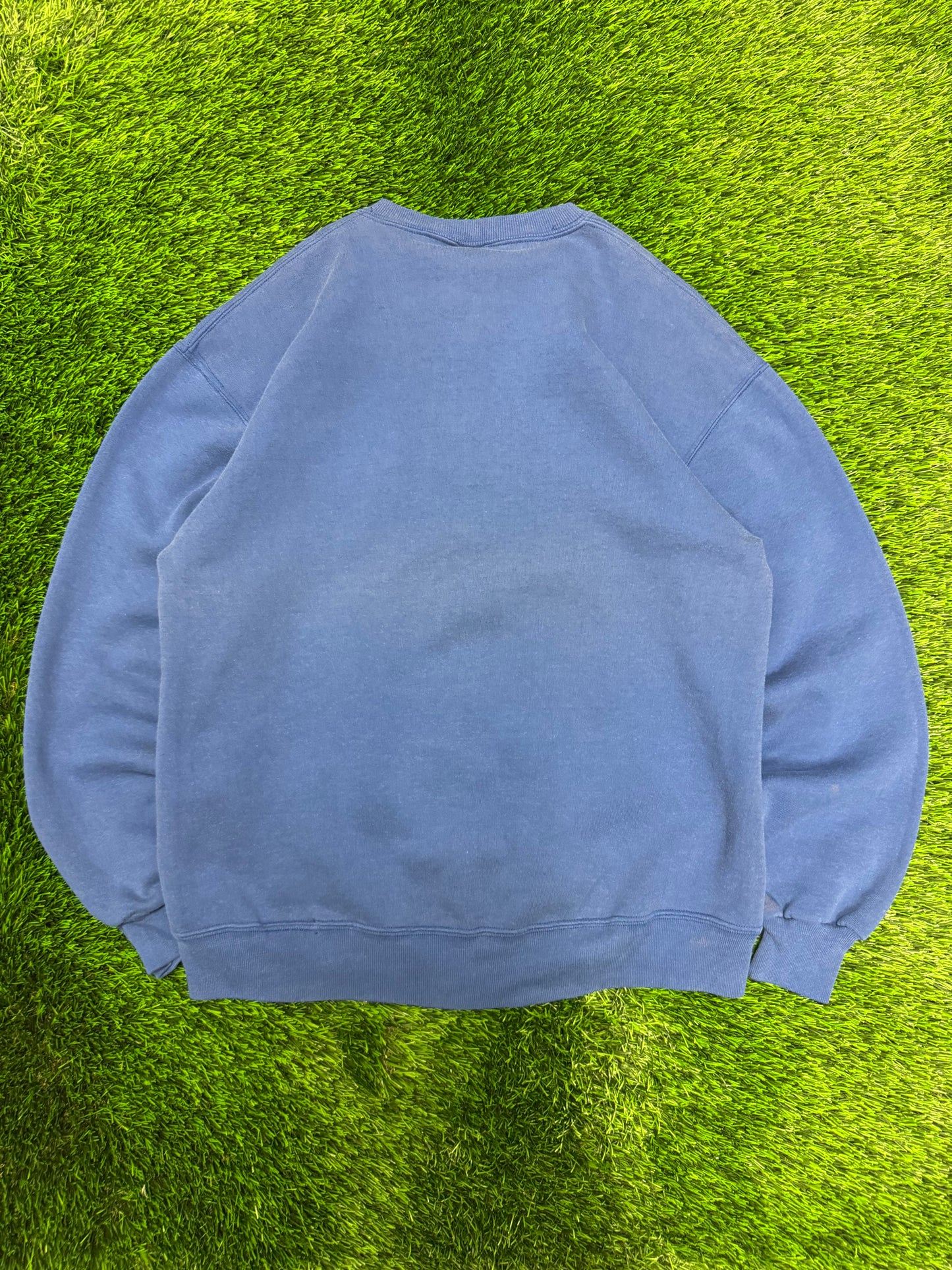 90s Duke University Blue Devils Russell Faded Vintage Crewneck (L)