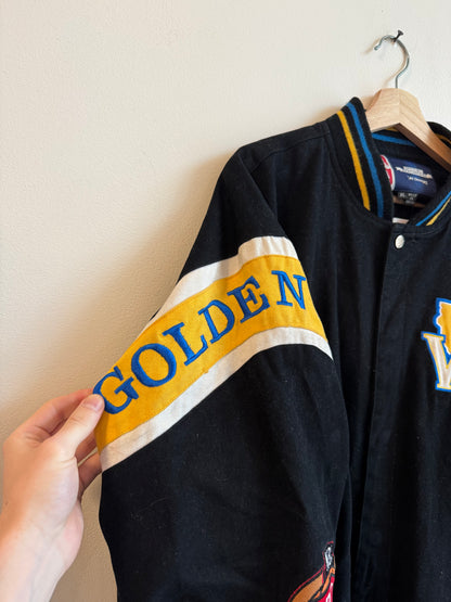00s Golden State Warriors Jeff Hamilton Varsity Jacket (XL)