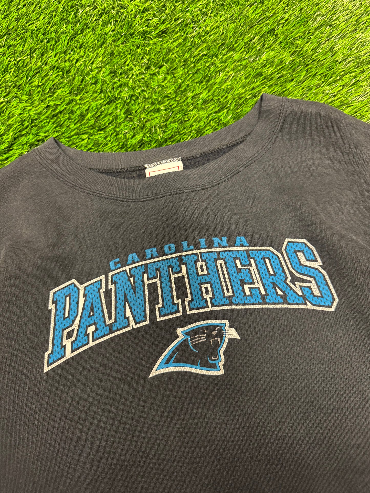 2002 Carolina Panthers Faded Vintage Crewneck (XL)