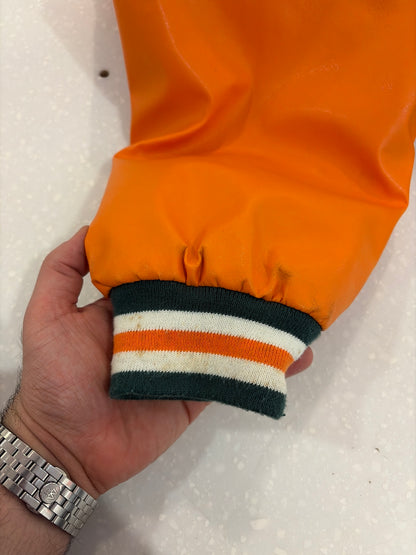90s University of Miami Hurricanes Steve & Barry's Letterman Jacket (L)