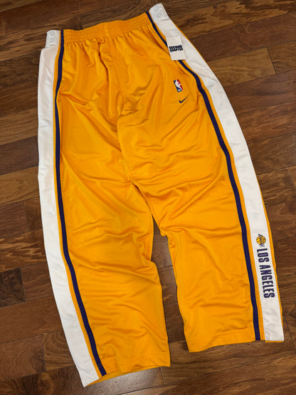 00s LA Lakers Vintage Nike Team Breakaway Track Pants (XXL)