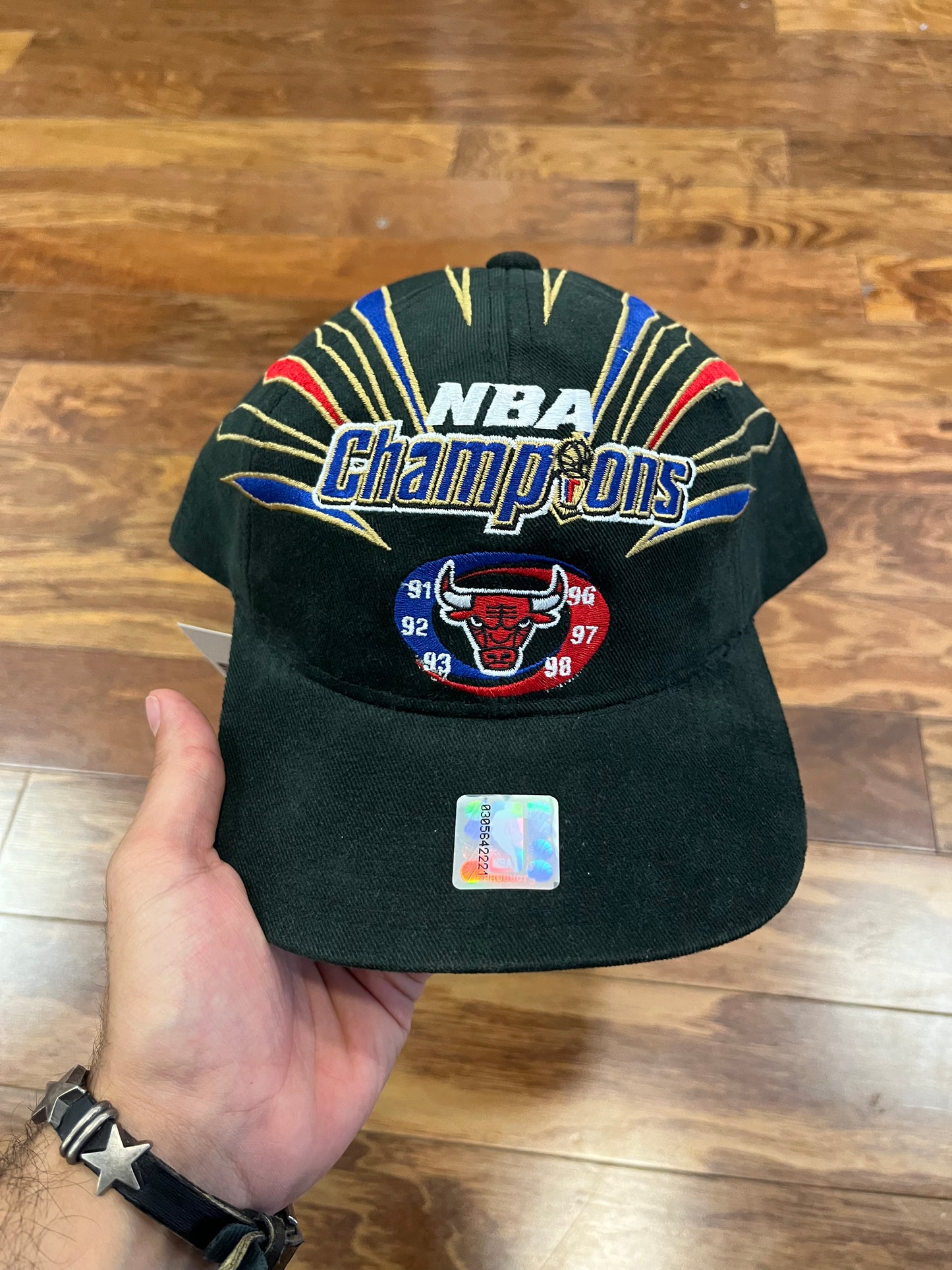 1998 Chicago Bulls Starter NBA Finals Champions Hat