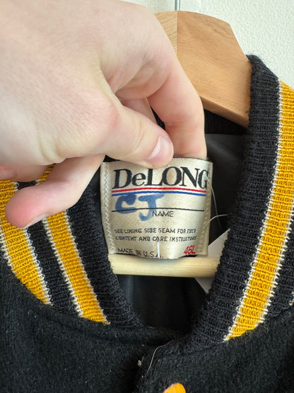 80s Iowa True Vintage DeLong Varsity Jacket (L)