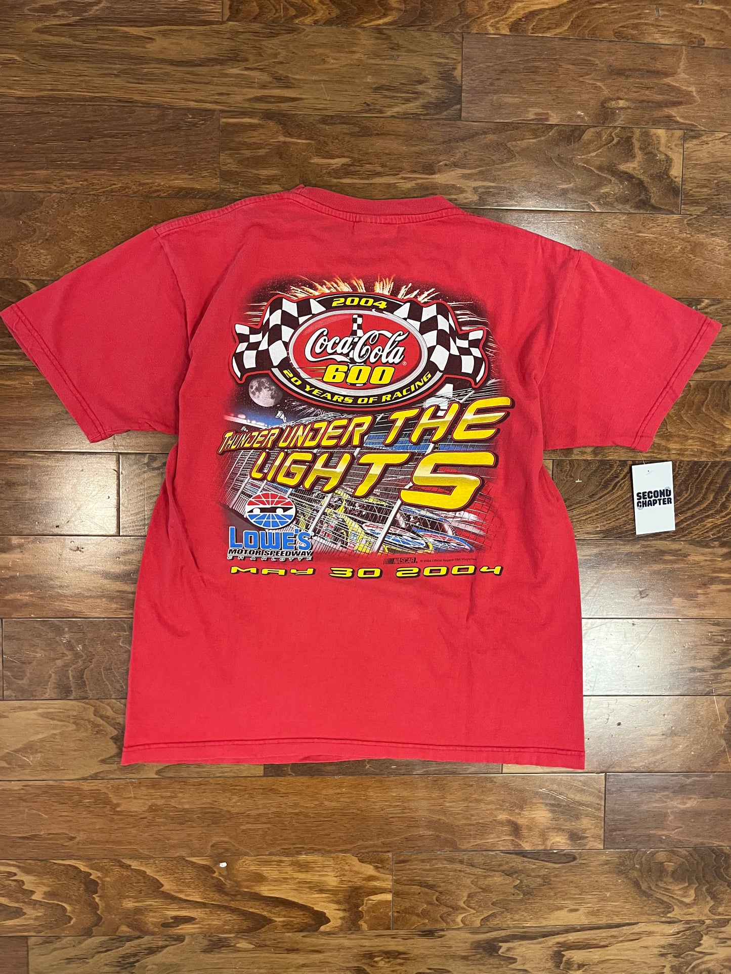 2004 Nascar Coca Cola 600 Red Tee (L)