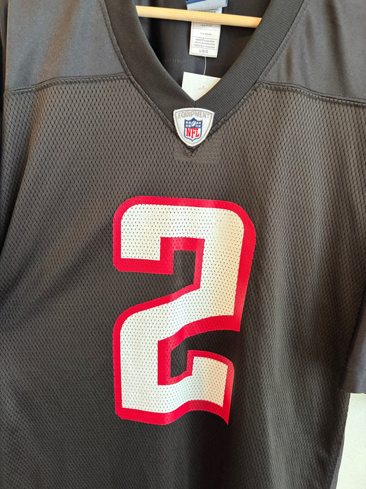 00s Atlanta Falcons Matt Ryan Black Reebok Jersey (L)