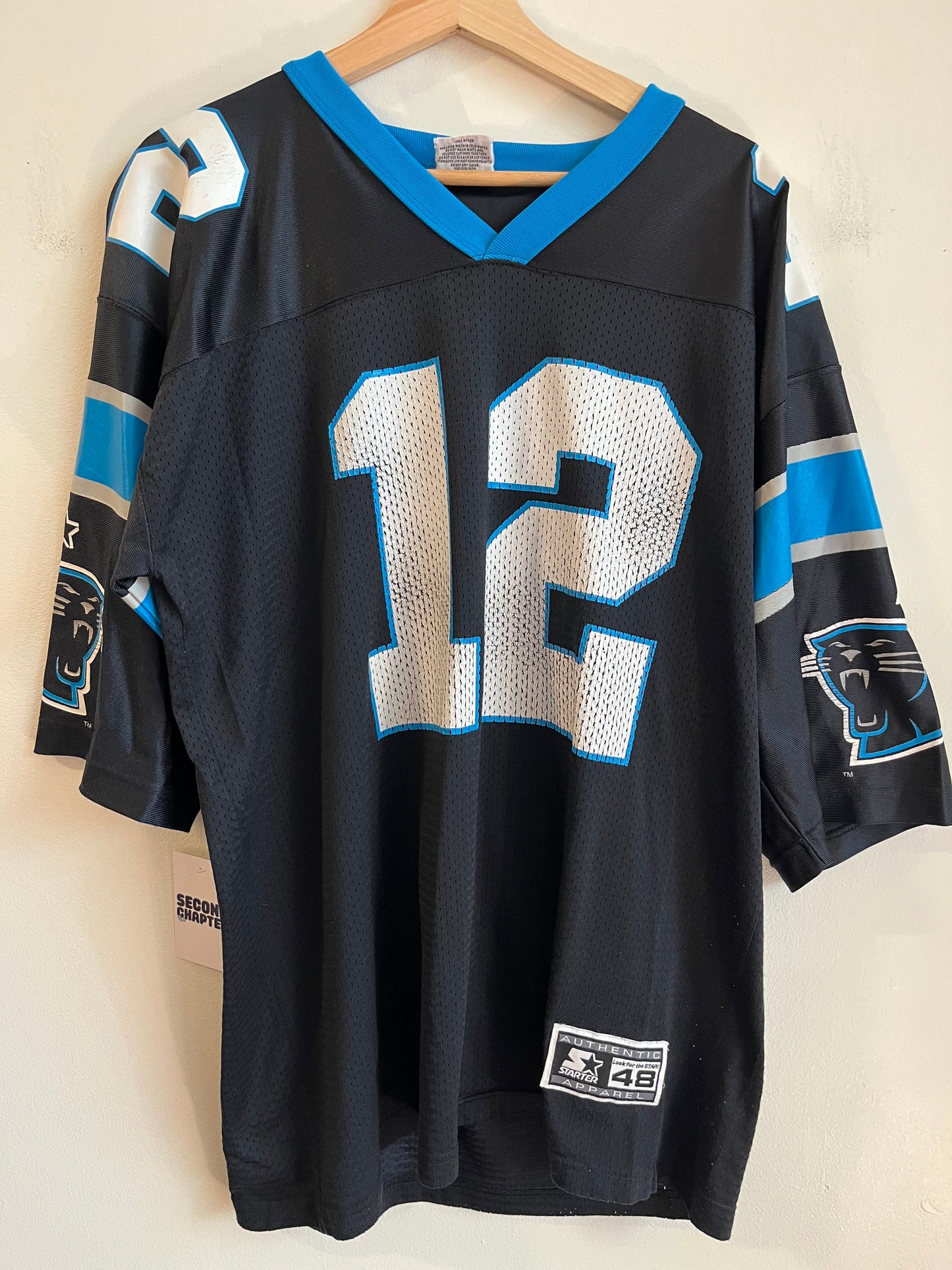 1997 Carolina Panthers Kerry Collins Starter Jersey (L)