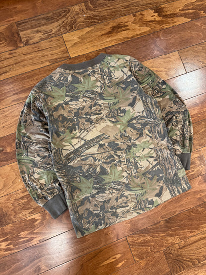 90s America Realtree Camo Long-Sleeve Shirt (S)
