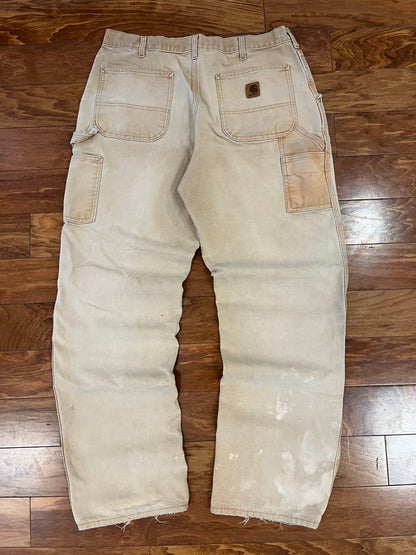2005 Carhartt Faded Brown Carpenter Pants (36 x 32)