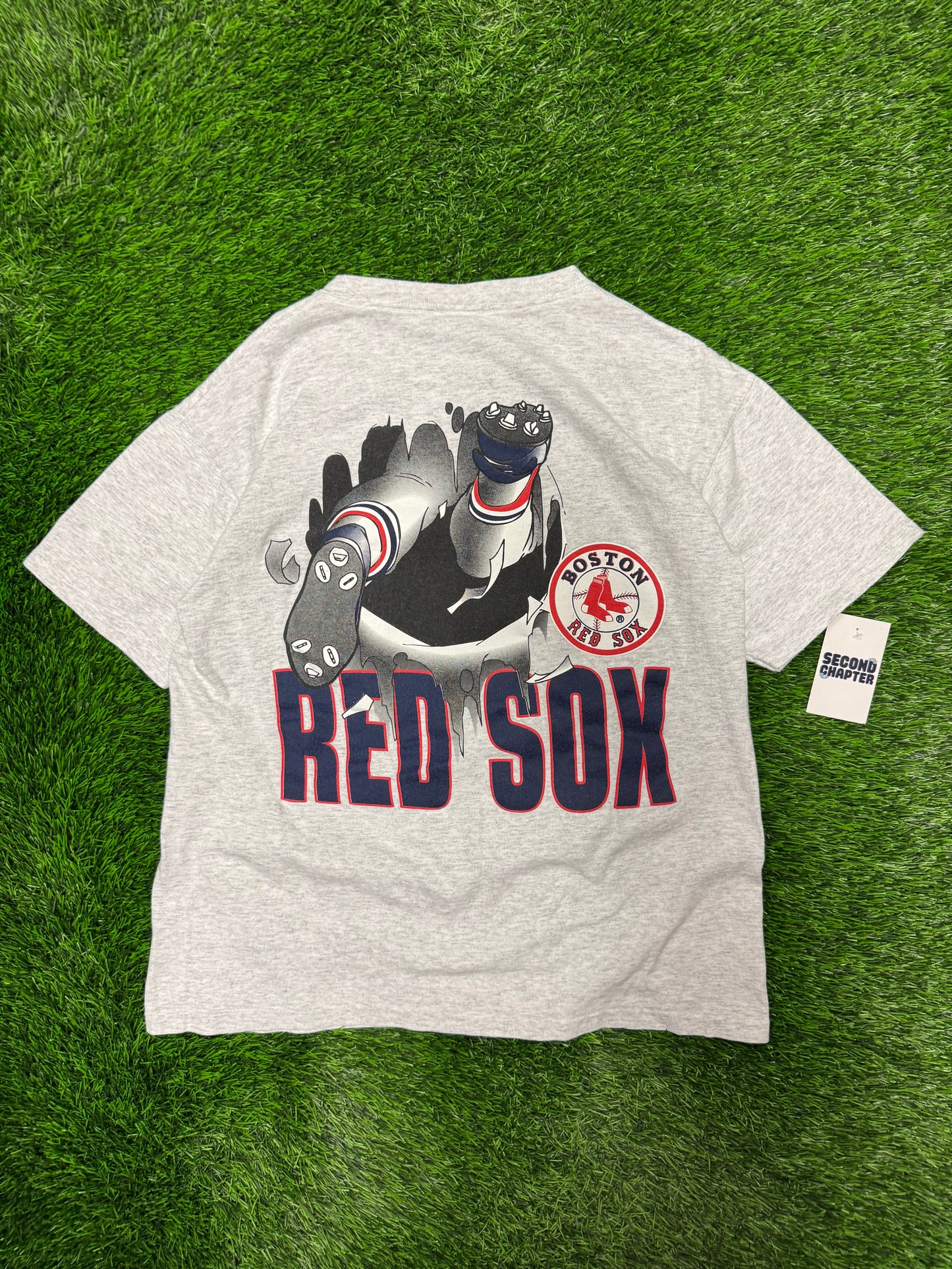 90s Boston Red Sox Vintage Nutmeg Breakthrough Tee (L)