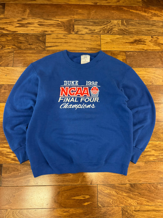1992 Duke NCAA Final Four Crewneck (L)