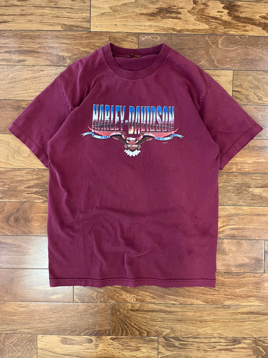 2000 Harley Davidson Vintage Germany Burgundy Tee (L)