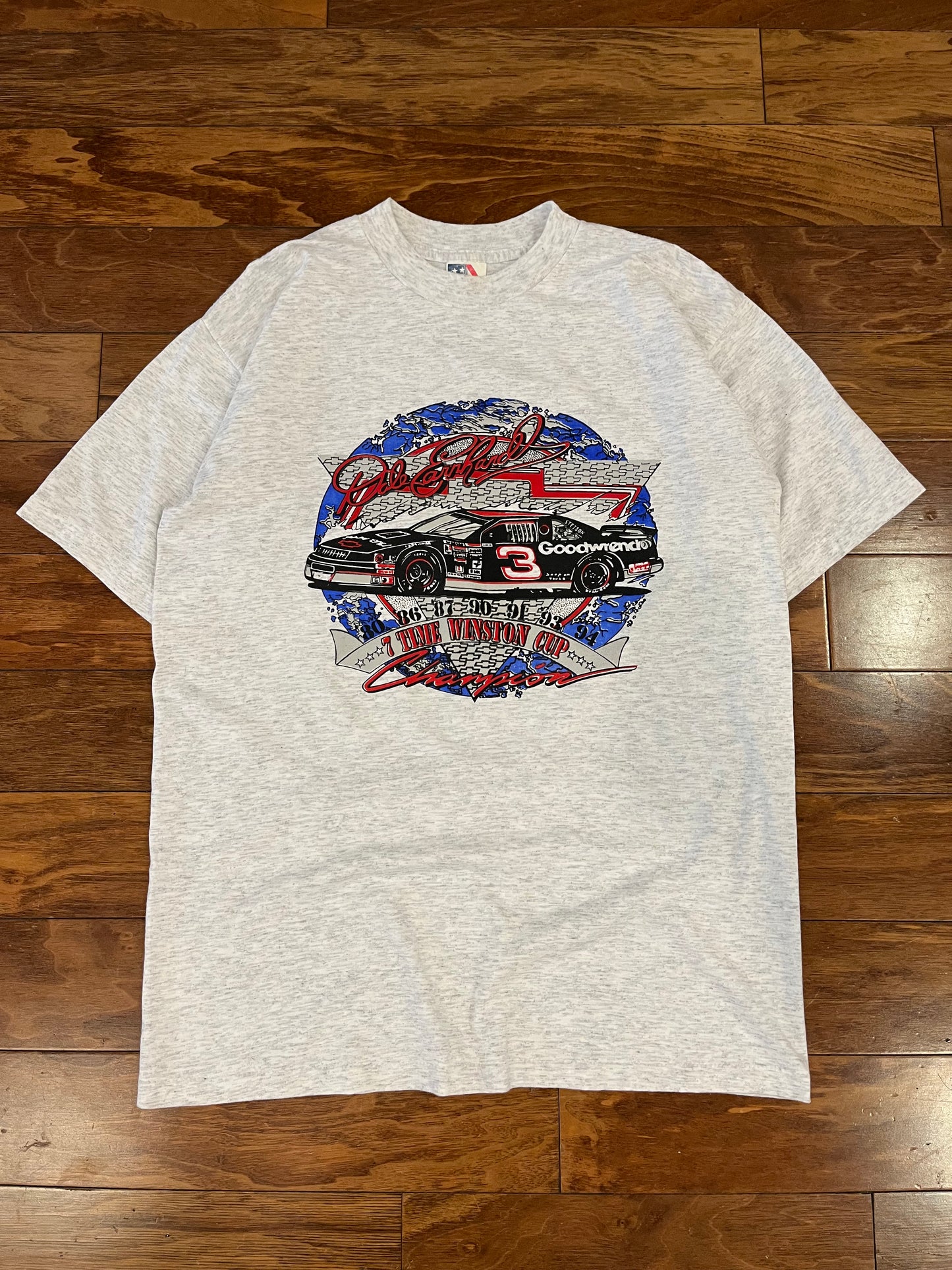 1994 Dale Earnhardt "7x Winston Cup Champion" Nascar Tee (L)