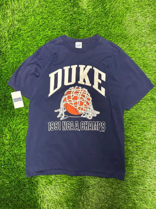 1991 Duke University NCAA Basketball Champs Vintage Tee (XL)