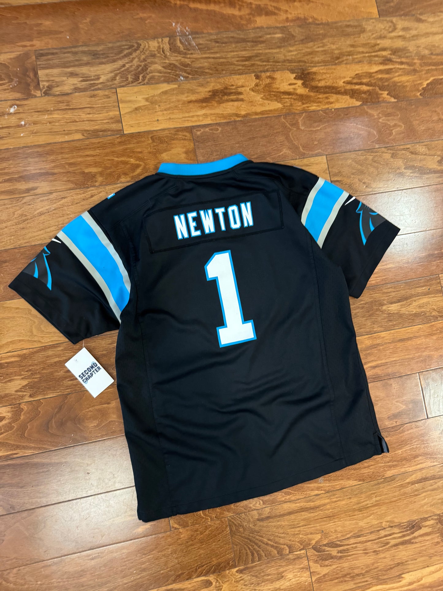 2014 Carolina Panthers Cam Newton Home Football Jersey (Youth XL)