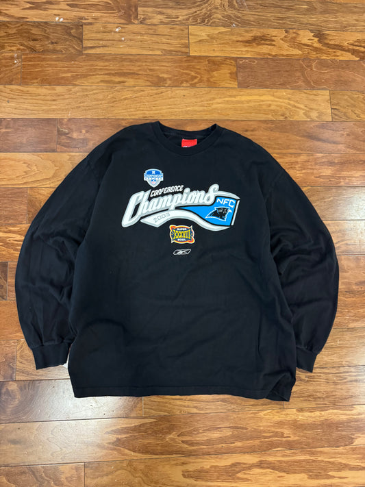 2003 Panthers Championship Game Long-Sleeve Shirt (XL)