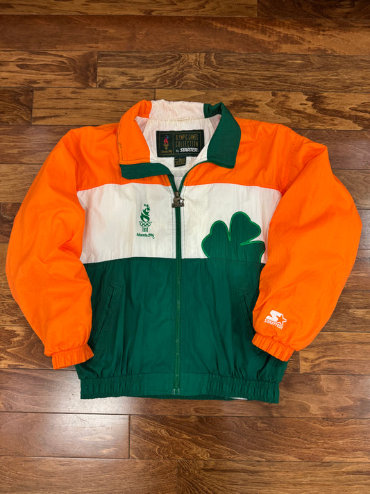 1996 Atlanta Olympics Ireland Vintage Starter Windbreaker (L)