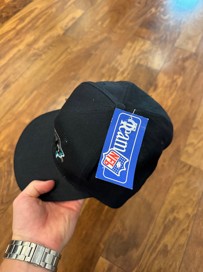 90s Carolina Panthers Black Logo Deadstock Hat (OS)