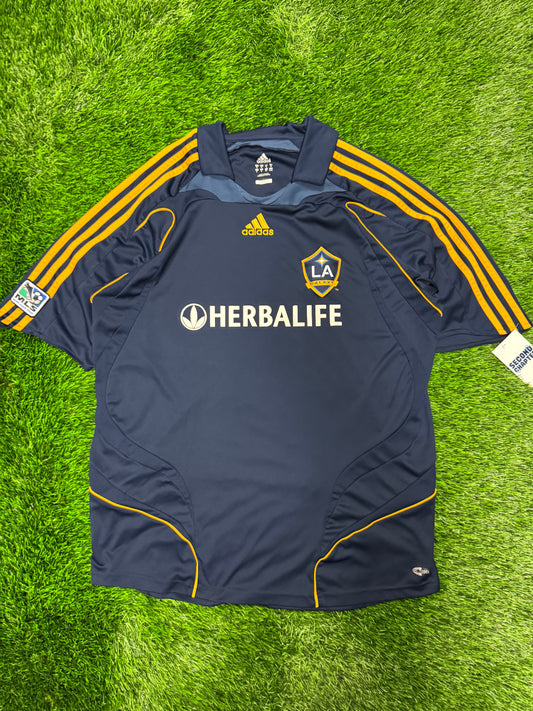 LA Galaxy Adidas Home Jersey Herbalife MLA 2008 Kit (XL)