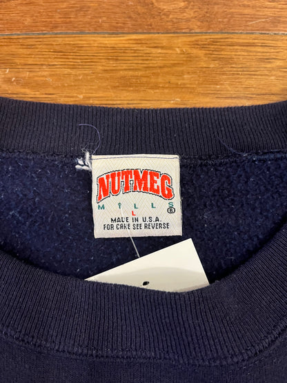 1991 Atlanta Braves World Series Vintage Nutmeg MLB Crewneck (L)