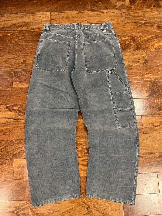 00s Chaps Ralph Lauren Teal Corduroy Pants (34 x 32)