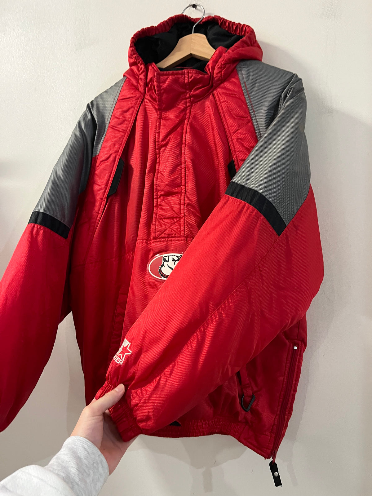90s Georgia Bulldogs Vintage Starter Puffer Jacket (XL)