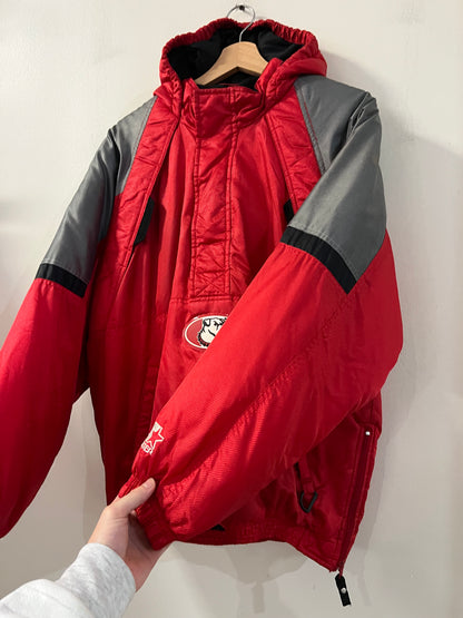 90s Georgia Bulldogs Vintage Starter Puffer Jacket (XL)