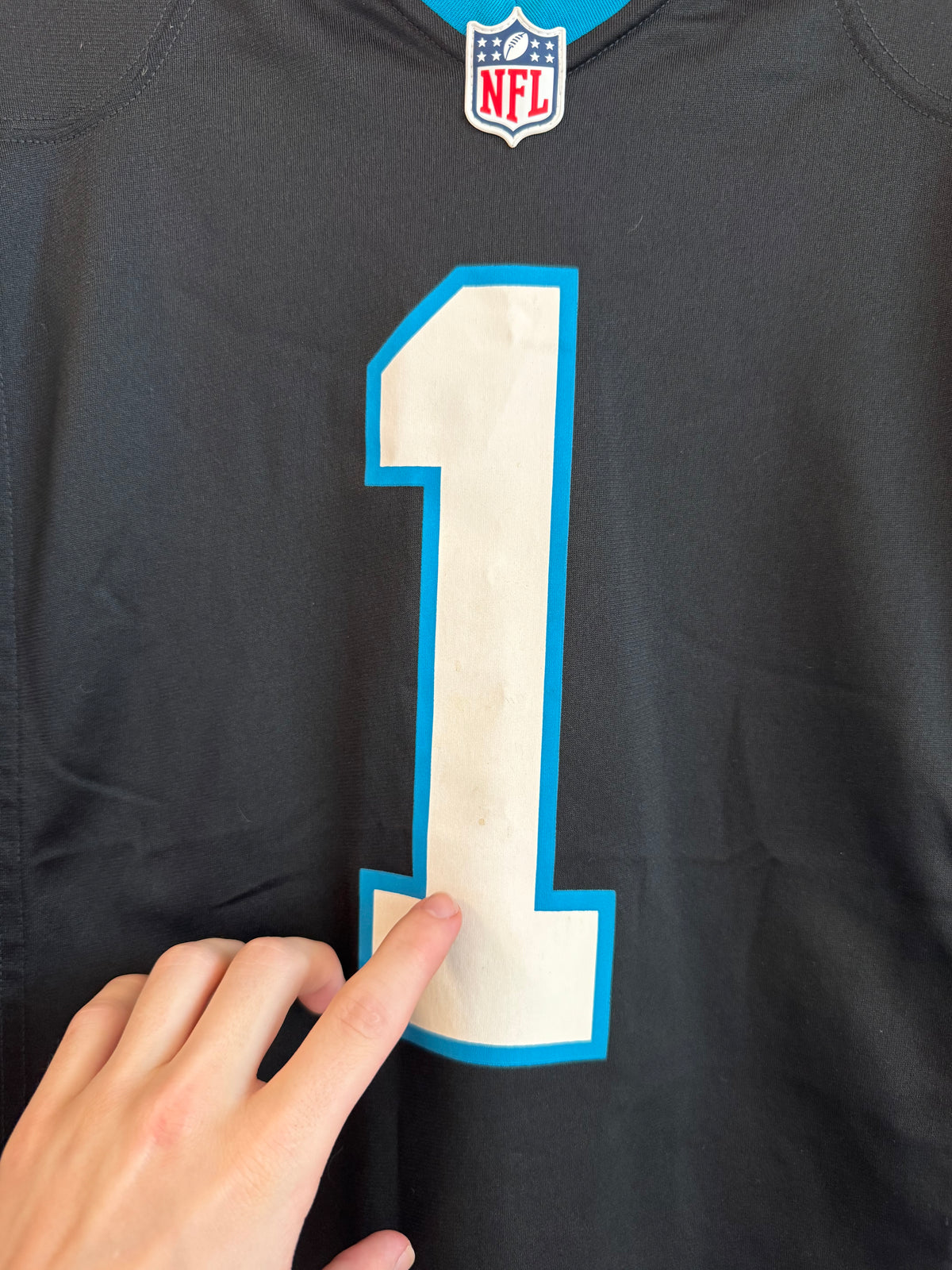 2010s Carolina Panthers Cam Newton Nike Home Jersey (M)