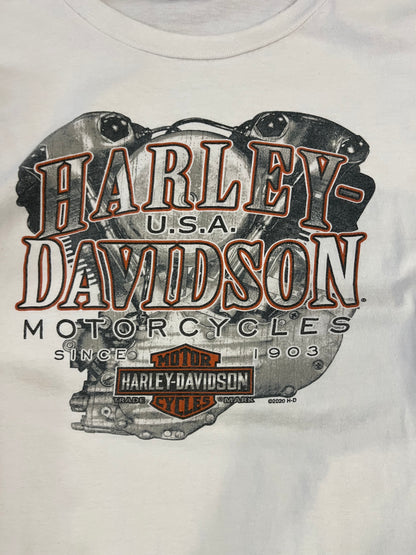 2020 Harley Cox's Asheboro NC White Tee (XXL)