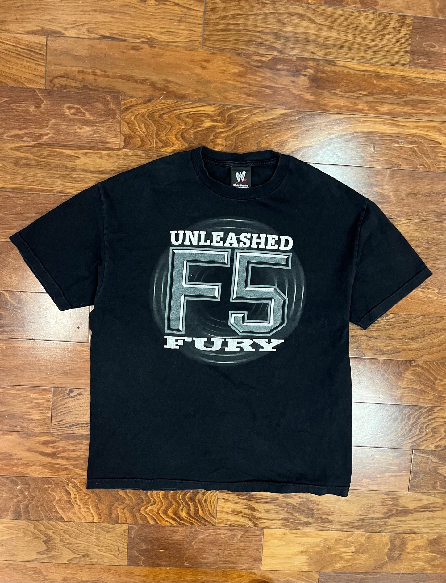 2003 Brock Lesnar F5 WWE Wrestling Tee (XL)
