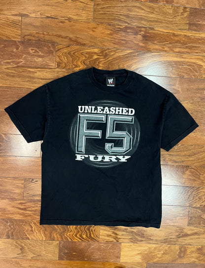 2003 Brock Lesnar F5 WWE Wrestling Tee (XL)