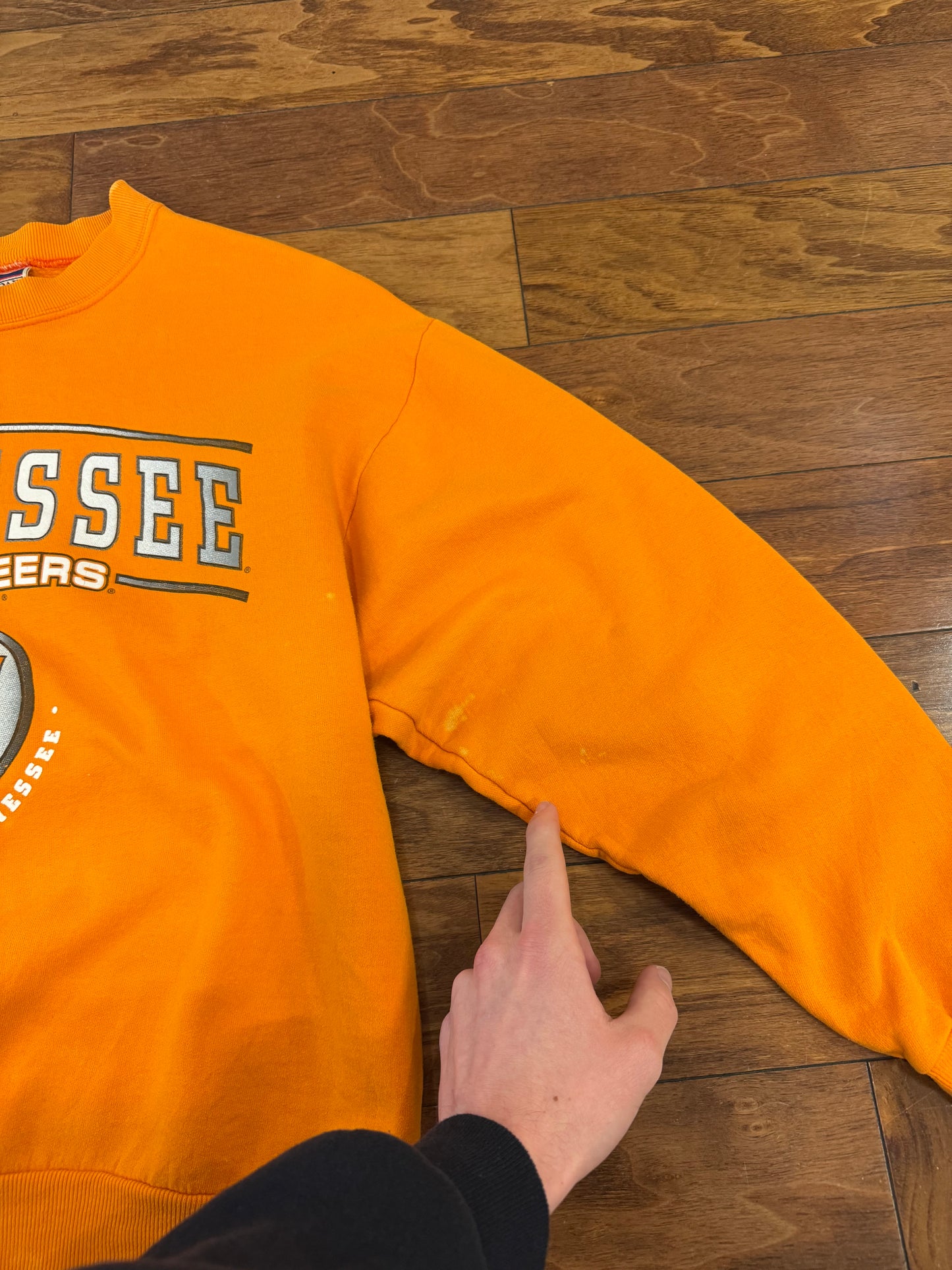 90s University of Tennessee Logo Spell Out Red Oak Vintage Crewneck (M)