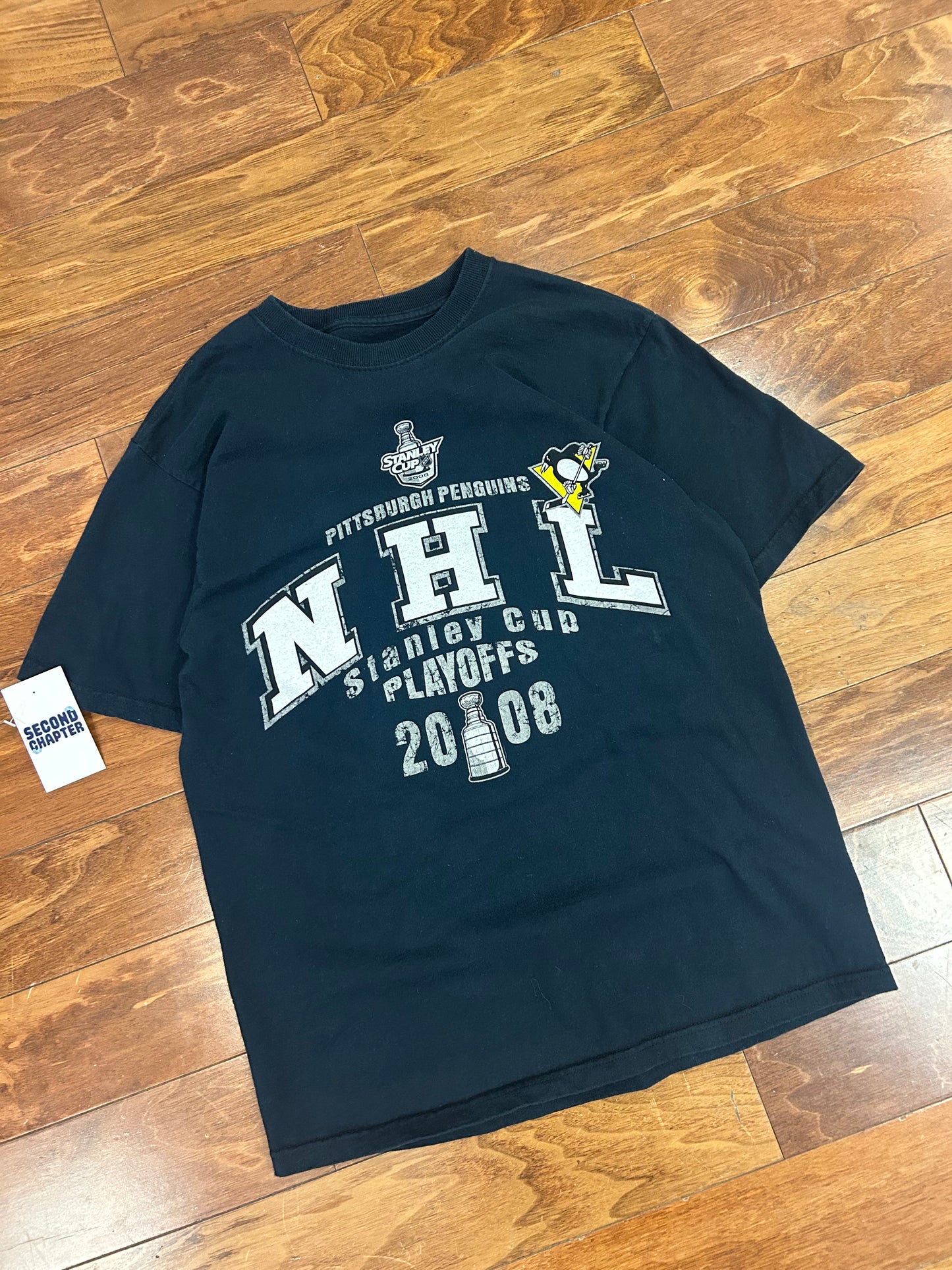 2008 Pittsburgh Penguins NHL Playoffs Tee (M)